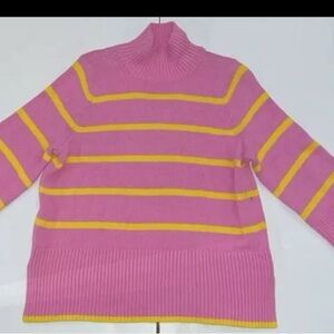 Women's Free Assembly Rib Turtleneck Sweater Multicolor M